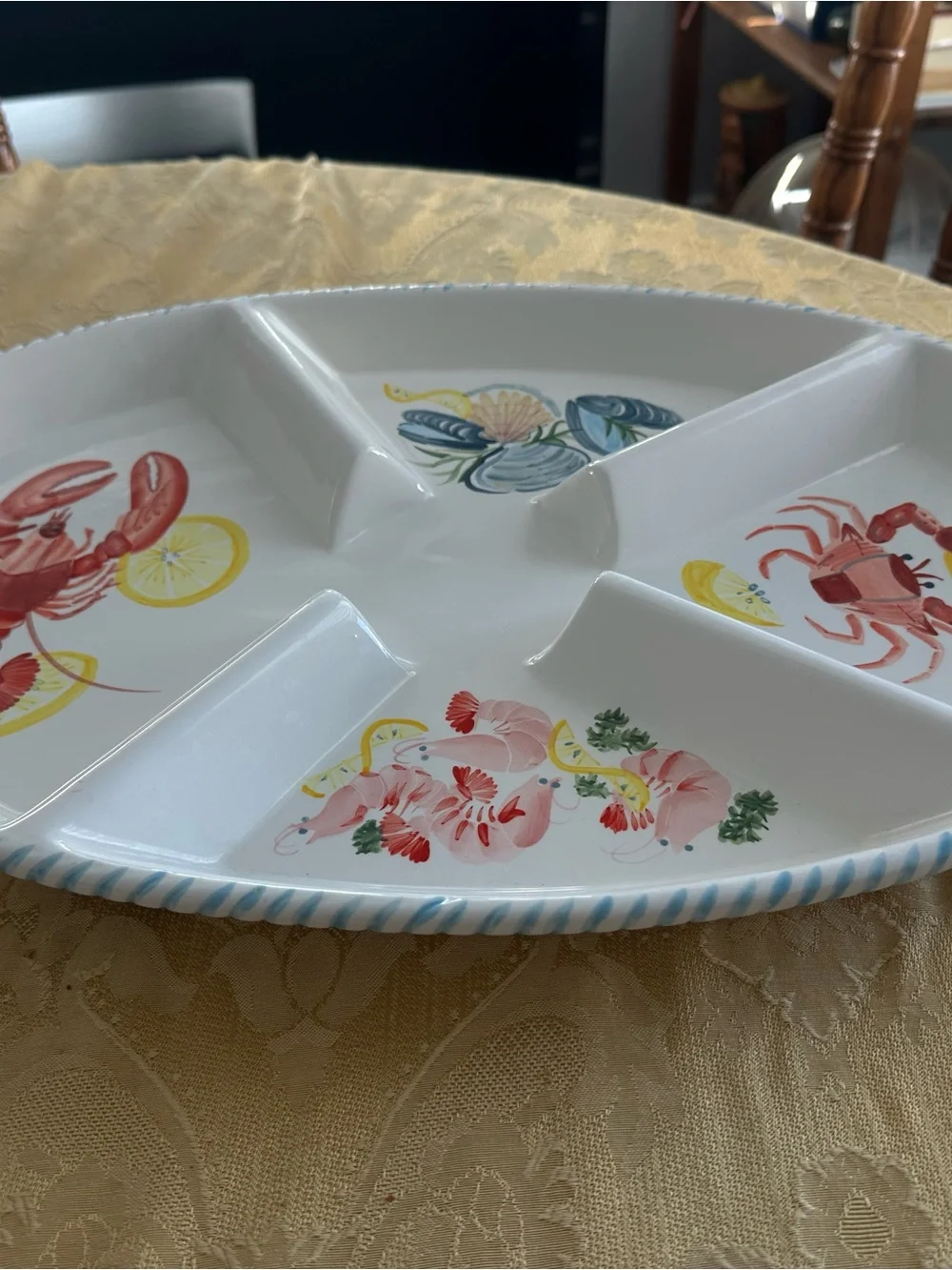 Vintage ceramic divided